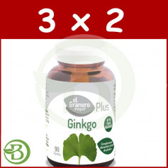 Pack 3x2 Ginkgo Biloba 90 Gélules El Granero