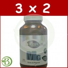 Pack 3x2 MG 500 Citrate de Magnésium Plus El Granero