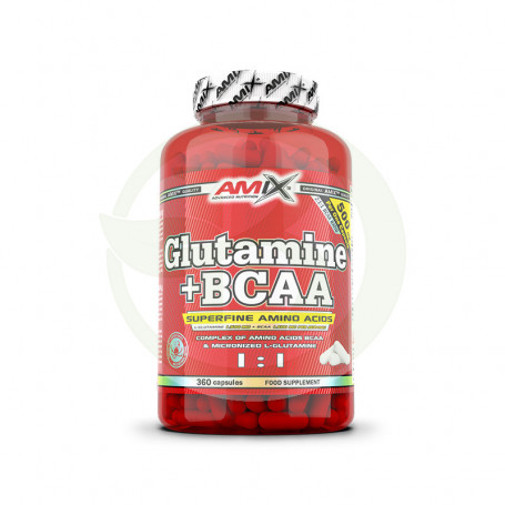 Glutamine+Bcaa 360 Gélules Amix