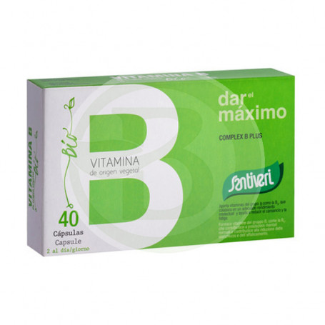 Vitamines Complexe B Plus 40 Comprimés Santiveri