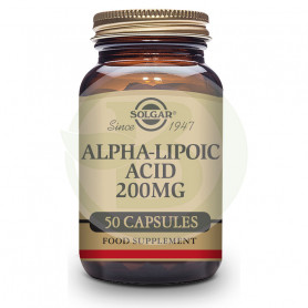 Acide Alpha Lipoïque 200Mg 50 Bouchon Végétal Solgar