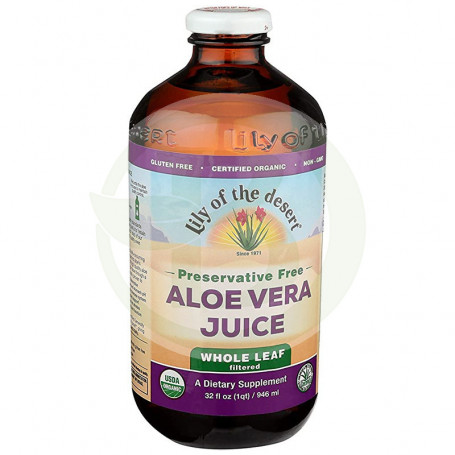 Jus d&#39;Aloe Vera 946Ml. Lys du désert