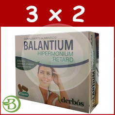 Pack 3x2 Balantium Hypermonium Retard 45 Gélules Derbos