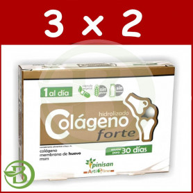 Pack 3x2 Colágeno Hidrolizado Forte 60 Cápsulas Pinisan