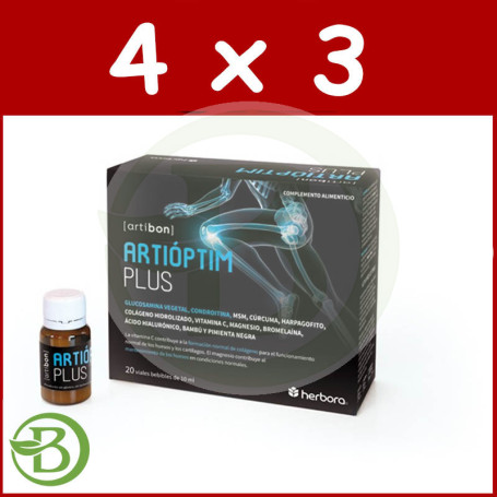 Pack 3x2 Artioptim Plus 20 Viales Herbora