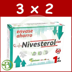 Pack 3x2 Nivesterol Plus (Nouveauté) 60 Gélules Pinisan