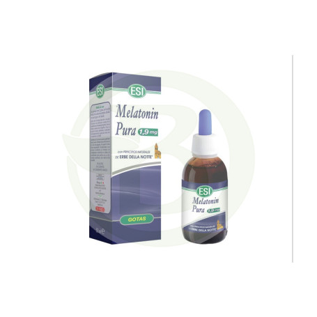 Gouttes de mélatonine 50 ml. Avec Erbe Notte 1,9Mg. ESI - Régime Trepat