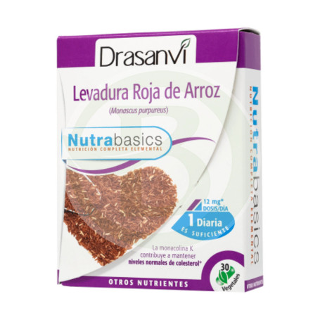 Levure de Riz Rouge (2.9Mg Monacolin K) 30 Gélules Drasanvi