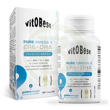 Pure Oméga 3 Epa + Dha 90 Gélules Vit.O.Best