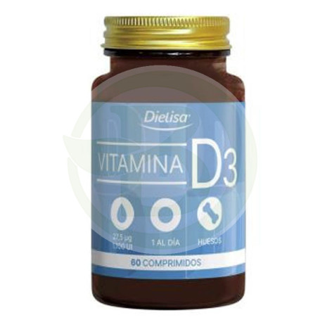 Dietisa Vitamine D3 60 Comprimés Dietisa