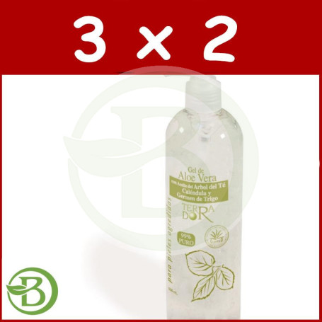 Pack 3x2 Gel Aloe Vera y Árbol de Té Derbos