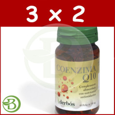 Pack 3x2 Coenzyme Q10 60 Perles Derbos