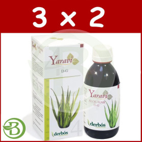 Pack 3x2 Yaravi 4 D-G Aloe Mar 250Ml. Derbos