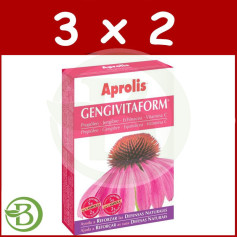 Pack 3x2 Aprolis Gengivitaform 20 Ampoules Intersa