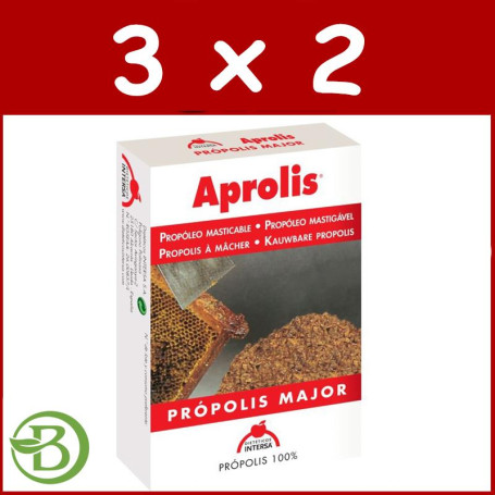 Pack 3x2 Aprolis Propolis Major 10 Comprimés Intersa