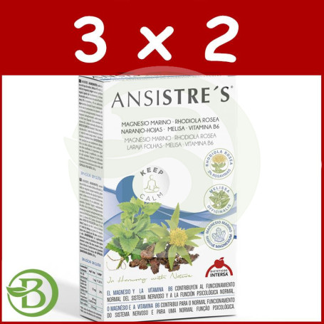 Pack 3x2 Ansistrés 60 Cápsulas Intersa