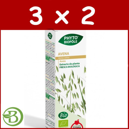 Pack 3x2 Phyto-Biopole Avena Bio 50Ml. Intersa