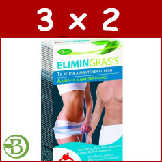 Pack 3x2 Elimin Herbe 60 Gélules Intersa