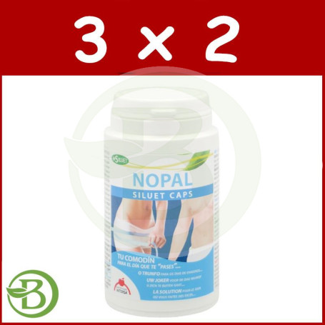 Pack 3x2 Bisiluet Nopal 80 Cápsulas Intersa