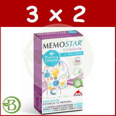 Pack 3x2 Memostar Infinite 60 Gélules Intersa