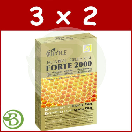 Pack 3x2 Jalea Forte 2000 20 Ampollas Intersa