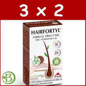 Pack 3x2 Hairfortyl 60 Cápsulas Intersa