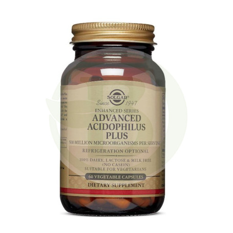 Advanced Acidophilus Plus 60 Gélules Solgar