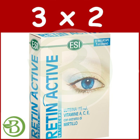 Pack 3x2 Retin Active 20 Cápsulas Esi - Trepat Diet