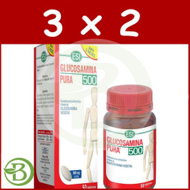 Pack 3x2 NoDol Glucosamina Pura 500 90 Tabletas ESI - Trepat Diet