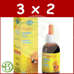 Pack 3x2 Propolaid Extrait Hydroalcoolique Pur de Propolis 50Ml. ESI - Régime Trepat