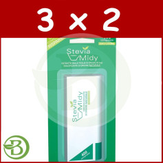 Pack 3x2 Stevia Midy Edulcorant 400 Comprimés ESI - Trepat Diet