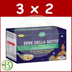 Pack 3x2 Erbe Della Notte Tisana 20 Filtros ESI