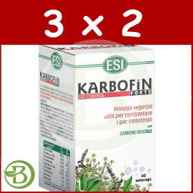 Pack 3x2 Karbofin Forte 60 Cápsulas ESI - Trepat Diet