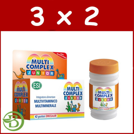 Pack 3x2 Multicomplex Junior 42 Tabletas Esi