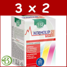 Pack 3x2 Normolip 5 Forte 36 Gélules Esi