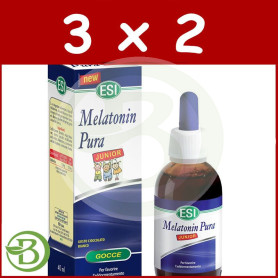 Pack 3x2 Melatonina Pura Junior 1Mg. 40Ml. ESI