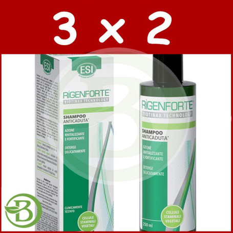 Pack 3x2 Rigenforte Champú Anticaída 250Ml. Esi