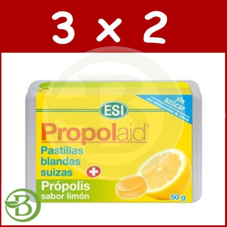 Pack 3x2 Propolaid Pastilla Blanda Limón 50Gr. Esi