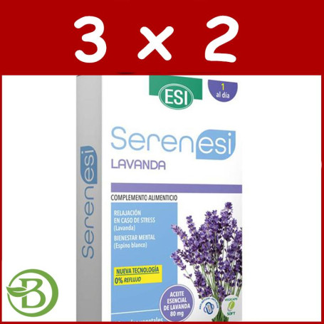 Pack 3x2 Serenesi Lavanda 30 Perlas Esi