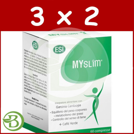 Pack 3x2 Myslim 60 Cápsulas ESI