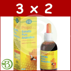 Pack 3x2 Propolaid Pur Extrait Sans Alcool de Propolis 50Ml. ESI - Régime Trepat