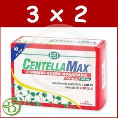 Pack 3x2 CentellaMax Advanced Formulation 60 Comprimés ESI - Trepat Diet