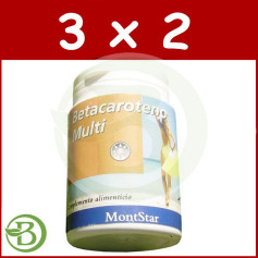 Pack 3x2 Betacaroteno Multi 60 Cápsulas MontStar