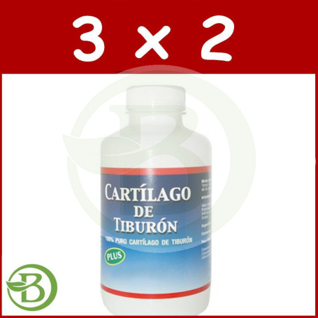 Pack 3x2 Cartílago de Tiburón Plus Montstar