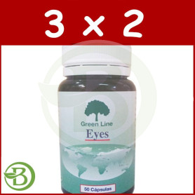 Pack 3x2 Eyes Green 50 Comprimidos Espadiet