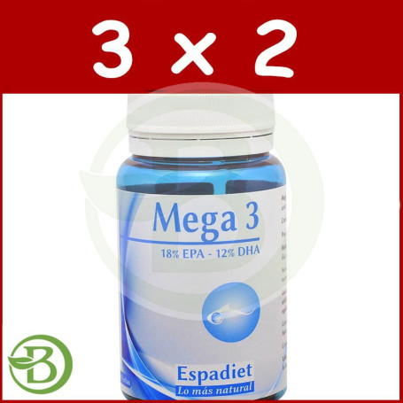 Pack 3x2 Mega 3 60 Perlas Espadiet