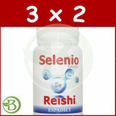 Pack 3x2 Sélénium Reishi 60 Gélules Espadiet