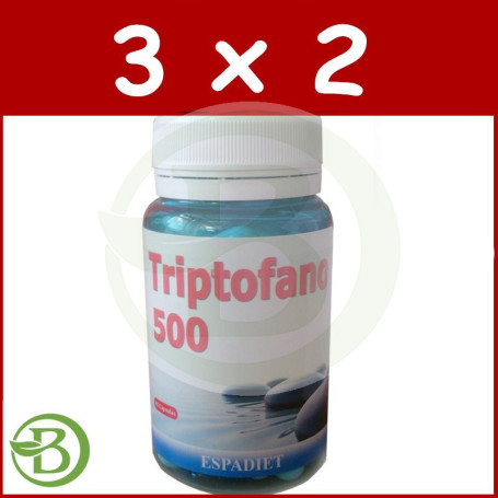 Pack 3x2 Triptófano 500Mg. 45 cápsulas Espadiet