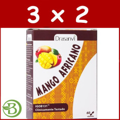 Pack 3x2 Mangue Africaine 60 Gélules Drasanvi