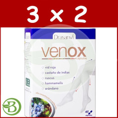 Pack 3x2 Venox 45 Gélules Drasanvi